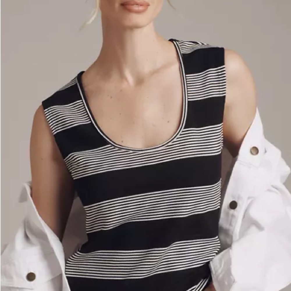 Anthropologie Bishop & Young Striped Top